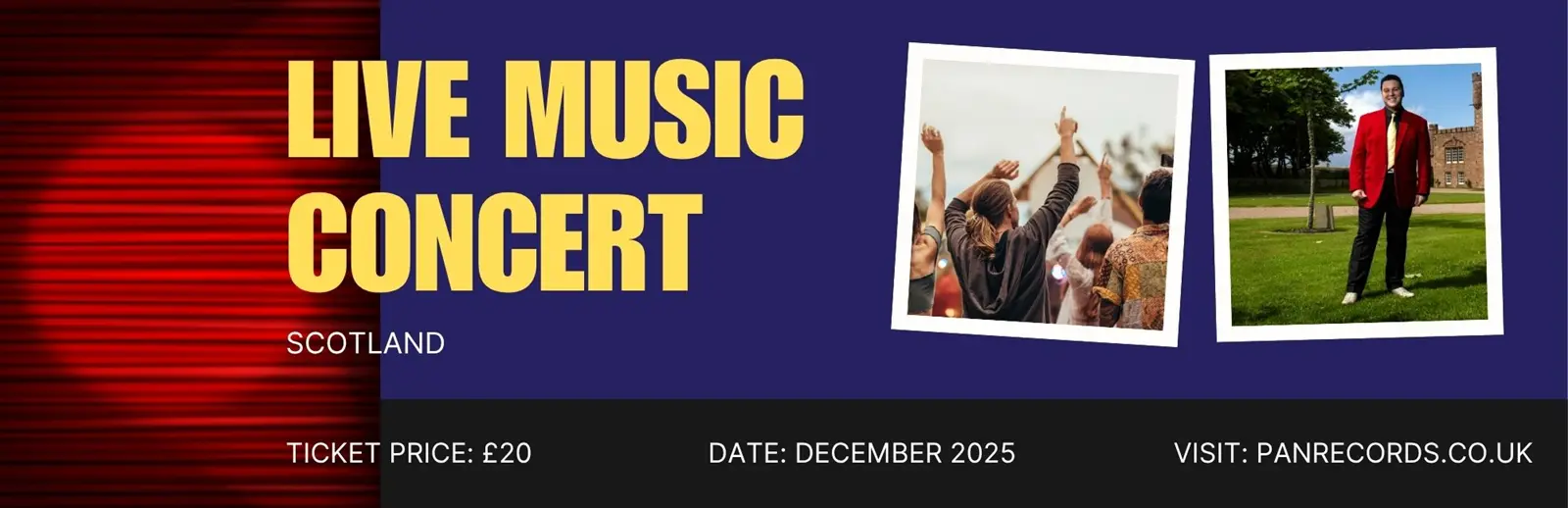 Brandon McPhee Concert Poster