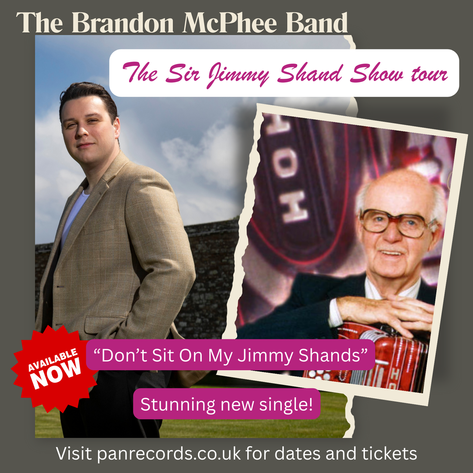 'Don't Sit On My Jimmy Shands' - Brandon McPhee. Digital download single record.