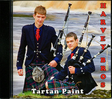 The Harvey Brothers - Tartan Paint. CD Album Record.